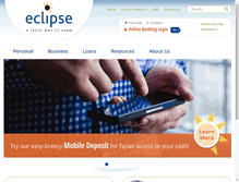 Tablet Screenshot of eclipsebank.com